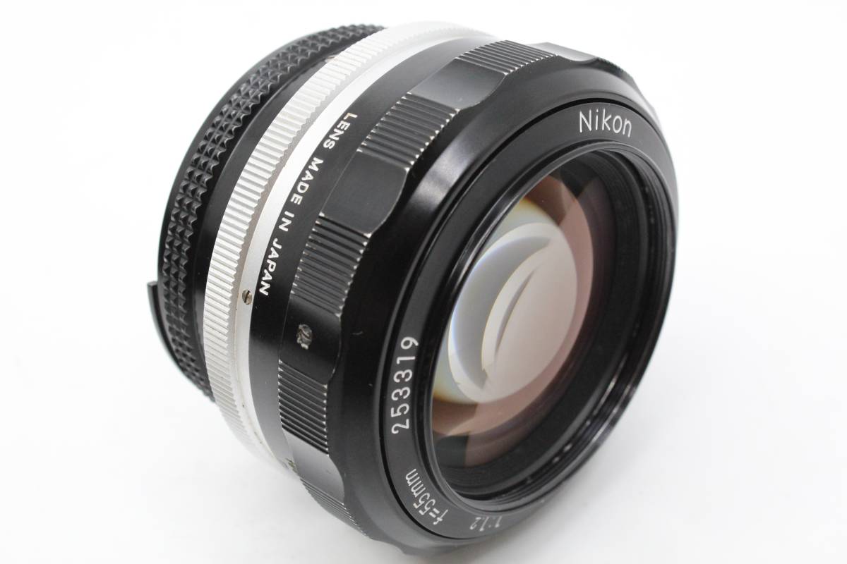 【送料無料１円～／希少／超美品】 ニコン Nikon Ai convert NIKKOR-S C Auto 55mm F1.2 HOOD PROTECTOR MT2916_画像4