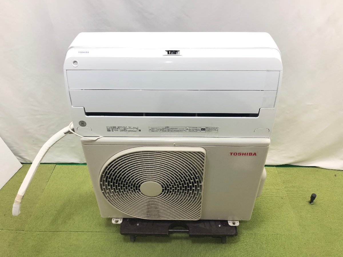 美品 TOSHIBA 東芝 ルームエアコン RAS-F281E7DX おもに10畳用 冷房2.8kw ～12畳 暖房 2019年製 リモコン付属 d40065S