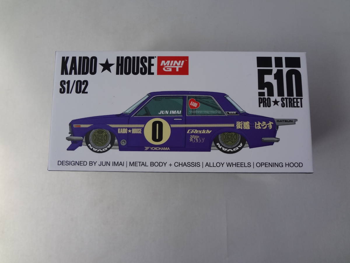 【新発売】 KAIDO★HOUSE MINIGT　Datsun 510　Pro Street OG Purple　S1/02　ダットサン　レア 乗用車
