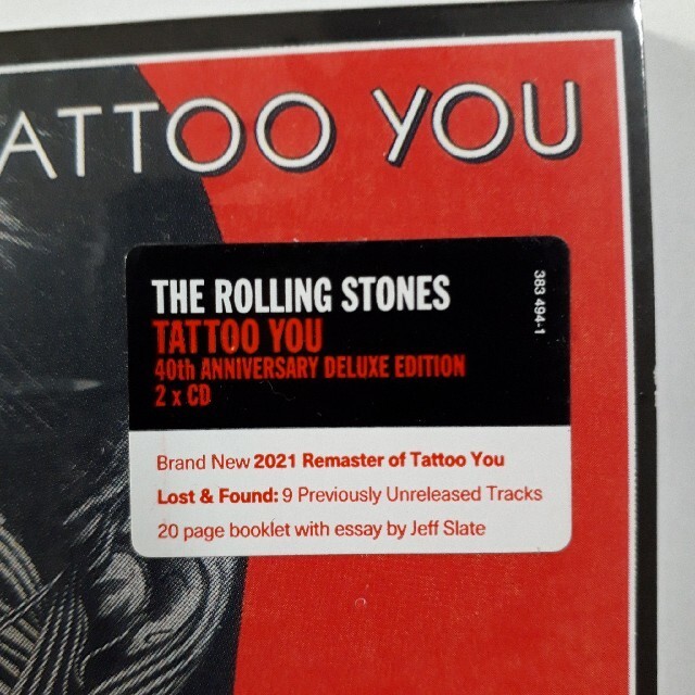 送料無料！ The Rolling Stones Tattoo You 2021 2CD ローリング・ストーンズ 輸入盤CD 新品・未開封品