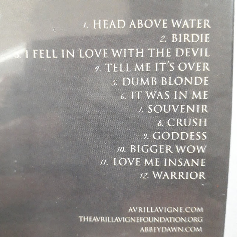 送料無料！　Avril Lavigne / head above waterヘッド・アバーヴ・ウォーターアヴリル・ラヴィーン　輸入盤CD