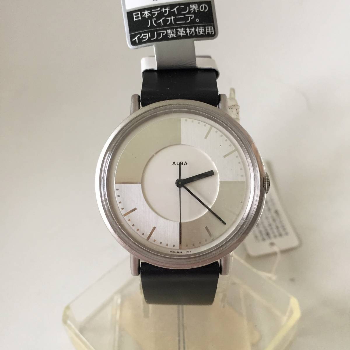 完成品 ◇Seiko Riki イタリア製革材使用ベルト アルバ Alba 未使用品