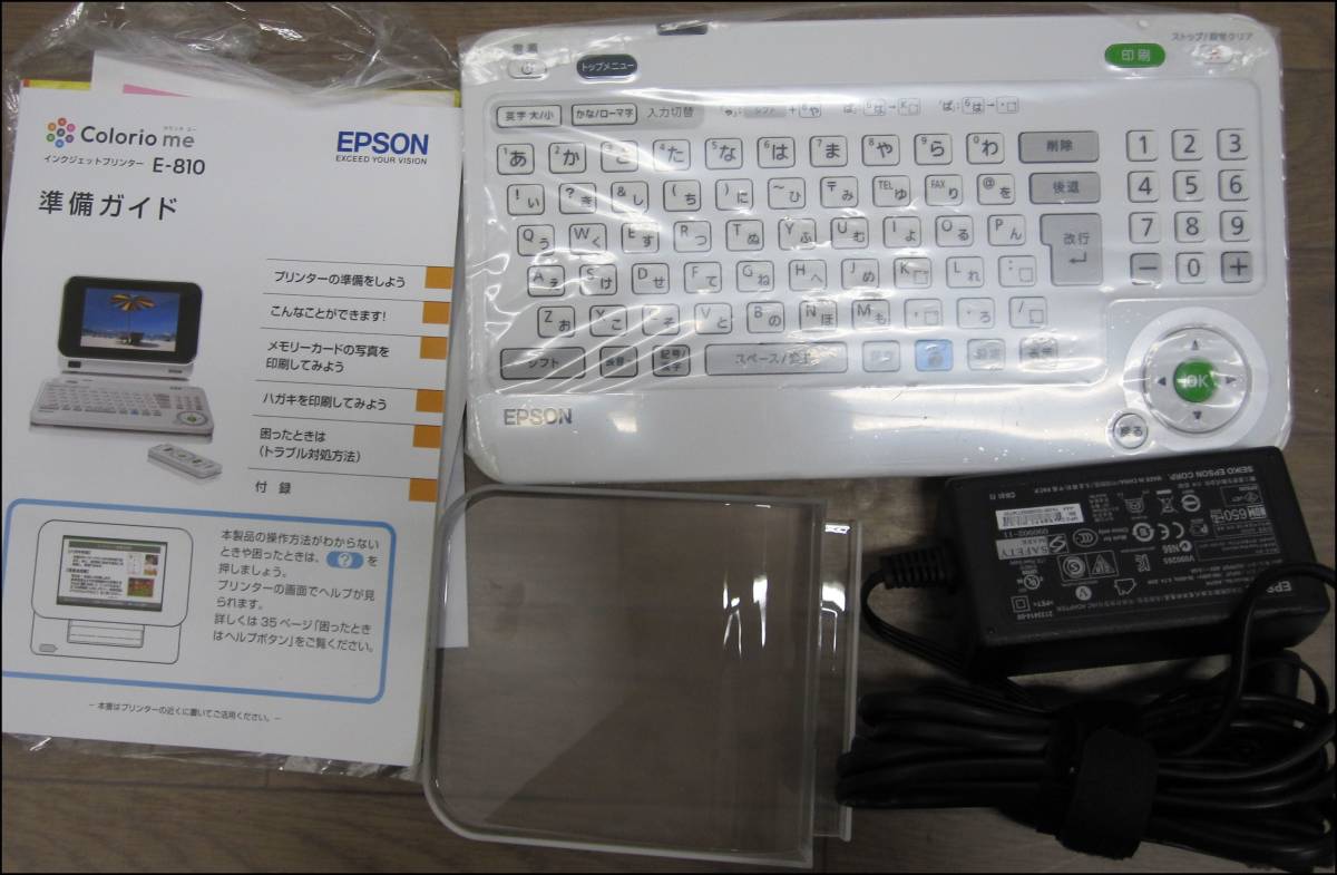 tk153bk EPSON エプソン E-810 Colorio me カラリオミー コンパクトフォトプリンター _画像4