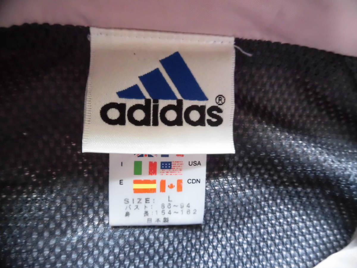 adidas( Adidas ) Wind jacket pants top and bottom set *L, reverse side mesh 