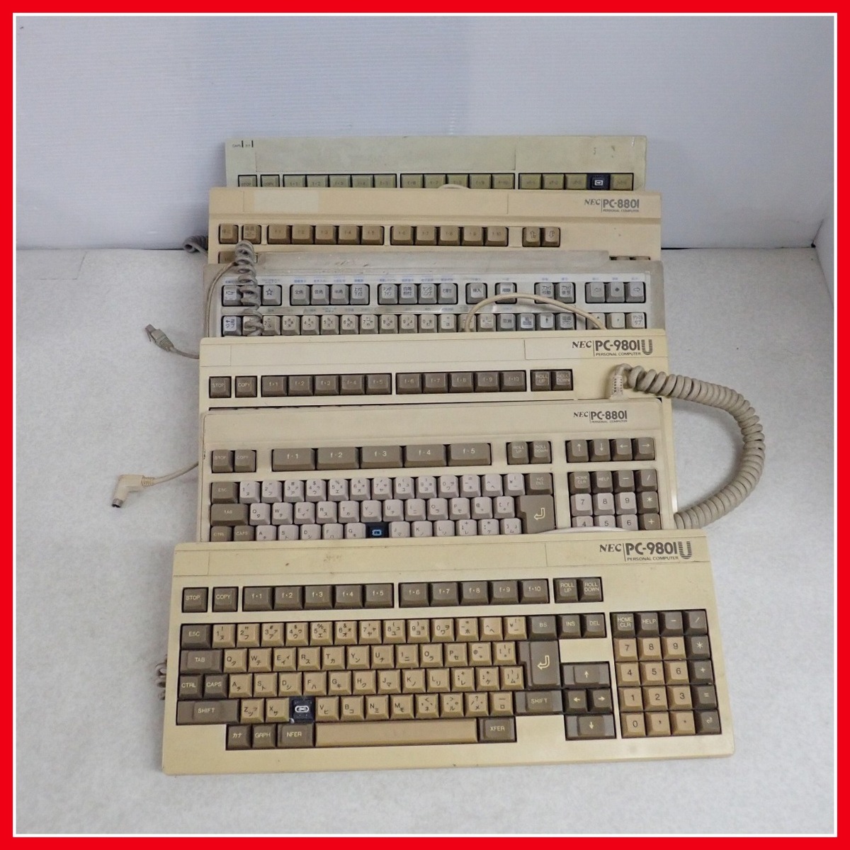 ◇PC/パソコン NEC PC-9800/PC-8801シリーズ/Canon キーボード まとめ