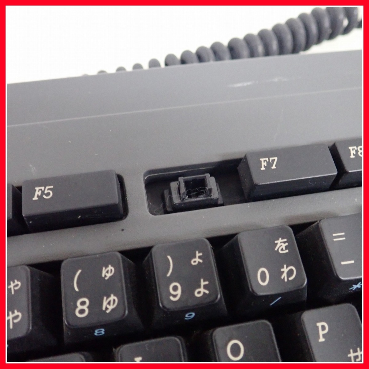 ◇SHARP X68030用キーボード CMA-600N0/DSETK0025CE01 2台セット シャープ レトロPC 周辺機器 ジャンク【20_画像9