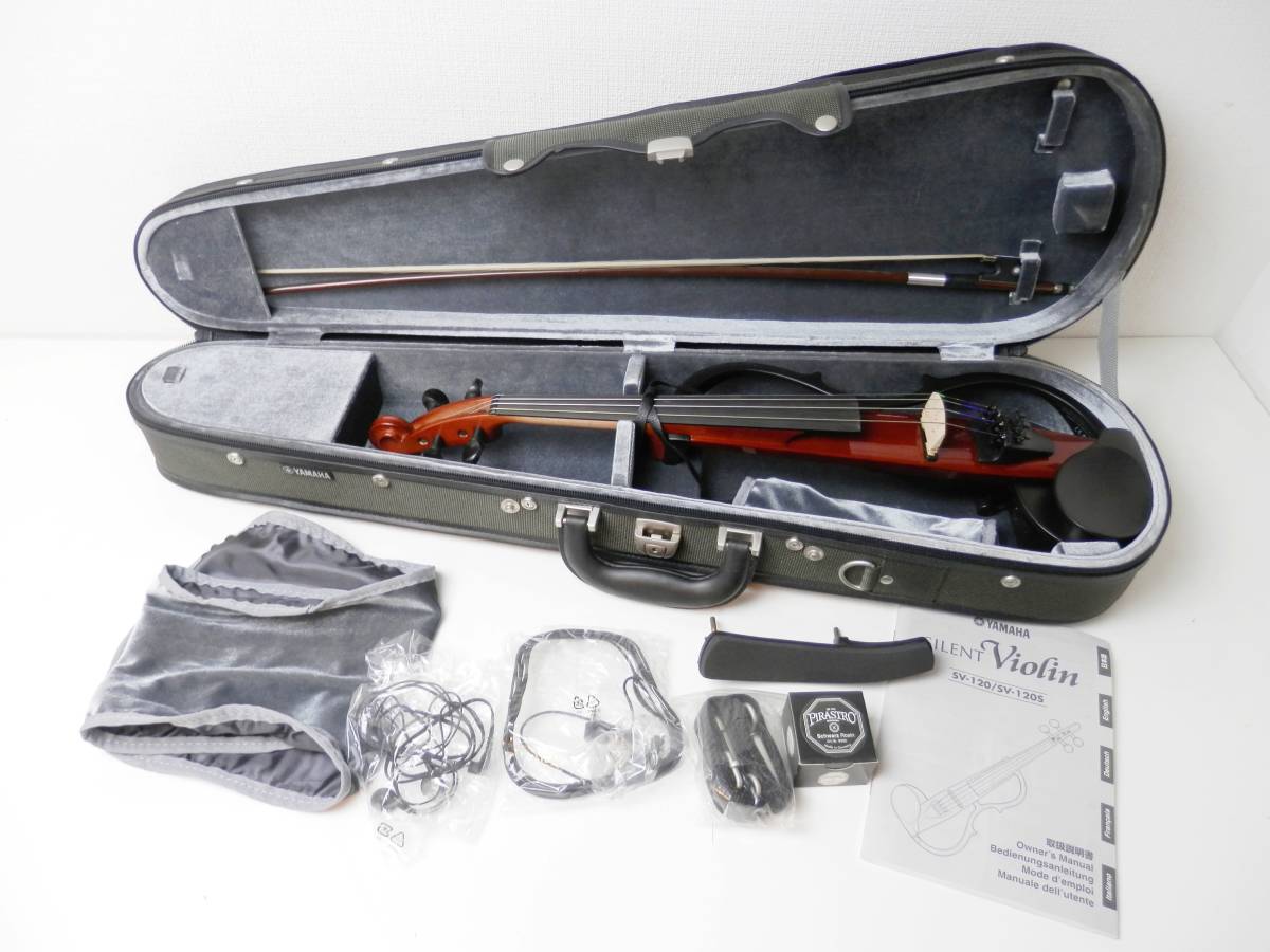 YAMAHAヤマハ SV-120 サイレントバイオリン ケース付 ic.sch.id