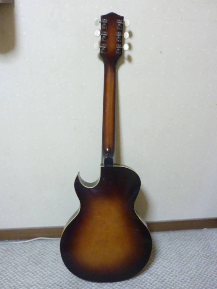 人気正規店60年代 Teisco(テスコ)製 少し小振りのセミアコ ギター 現状で その他