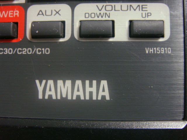 送料無料【スピード発送/即決/動作確認済/不良品返金保証】純正★YAMAHA ヤマハ オーディオリモコン VH15910　＃B4183_画像2