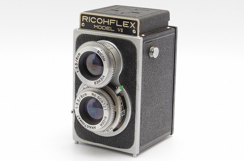 ※レア商品【 とてもきれいな外観 】RICOHFLEX リコーフレックス MODEL VII 8cm F3.5 二眼レフカメラ ★シャッターOK★T8418ｓ
