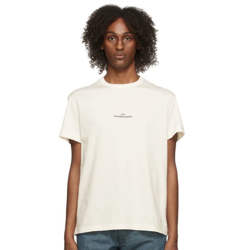 新品未使用【MAISON MARGIELA/メゾンマルジェラ 】刺繍反転ロゴ/Tシャツ/最小サイズ44/SSENSEタグ付き/未開封 最も人気のある製品 【未使用】Maison Margiela メゾン マルジェラ Tシャツ Tシャツ/カットソー(半袖/袖なし)