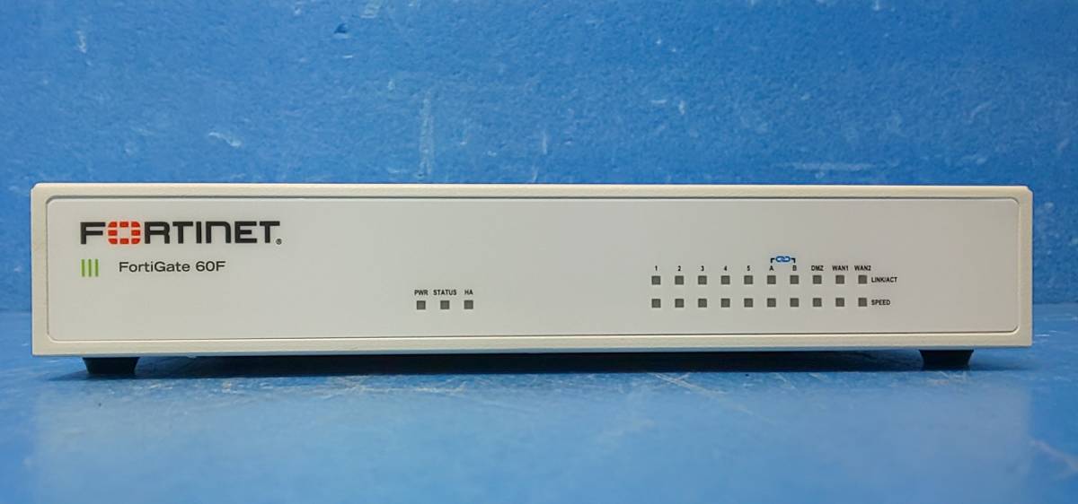 ライセンス2025年7月26日迄】Fortinet Fortigate 60F 統合脅威 ライセンス2025年7月26日迄】Fortinet Fortigate 60F 統合脅威