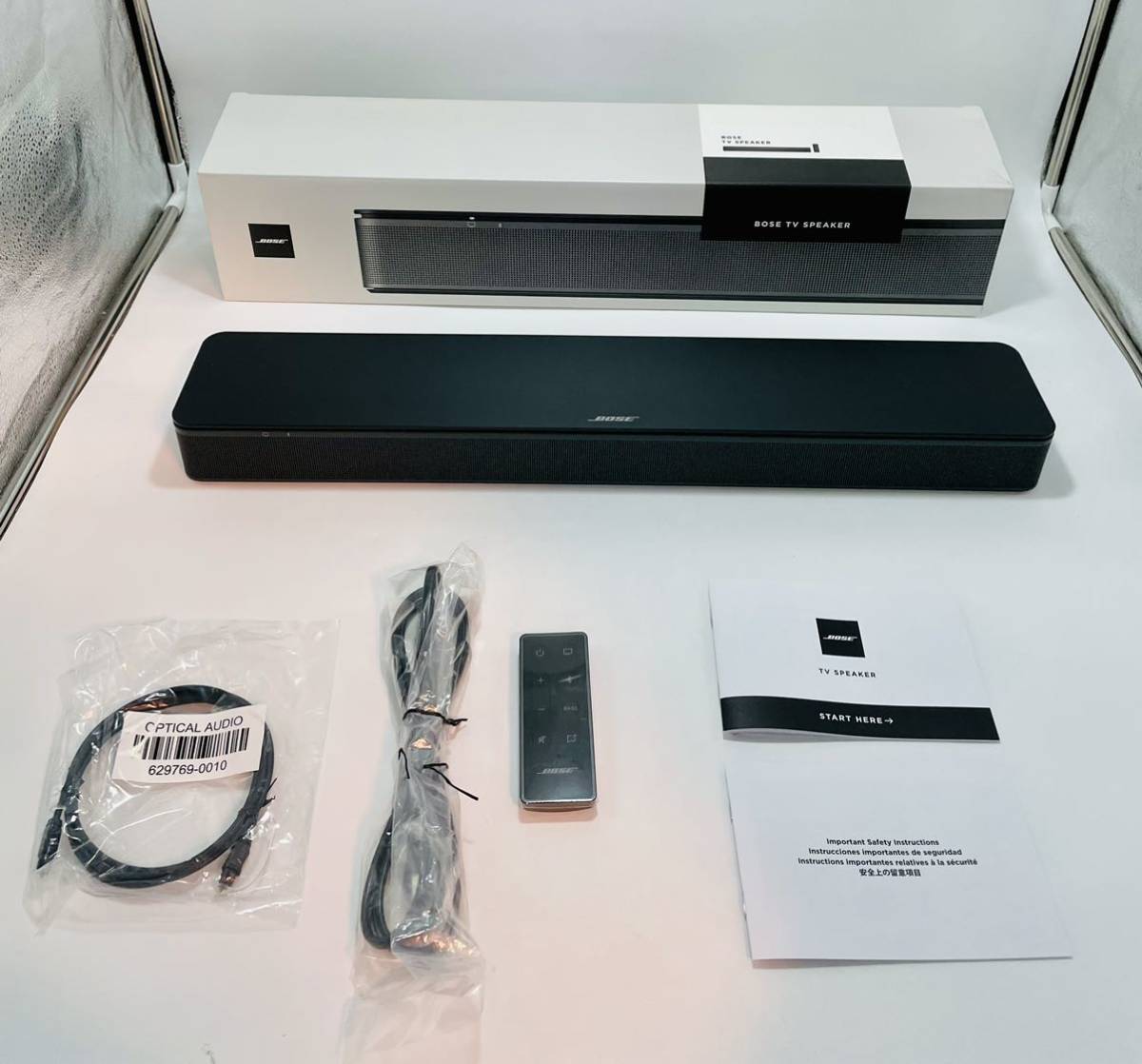 未使用】Bose TV Speaker テレビスピーカー Bluetooth 接続 59.4 cm (W