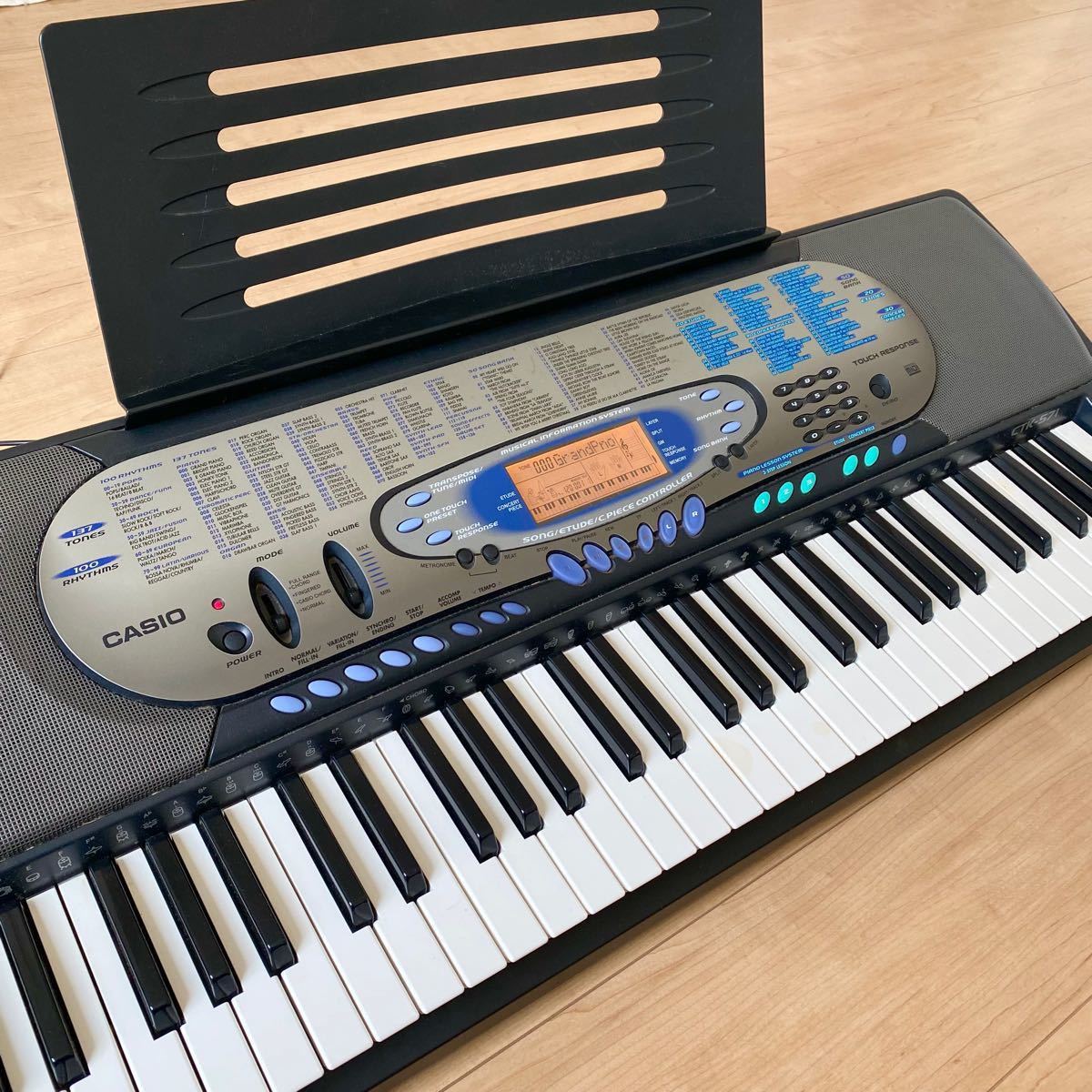 PayPayフリマ｜CASIO カシオ CTK-571 電子ピアノ キーボード 光ナビゲーションキーボード