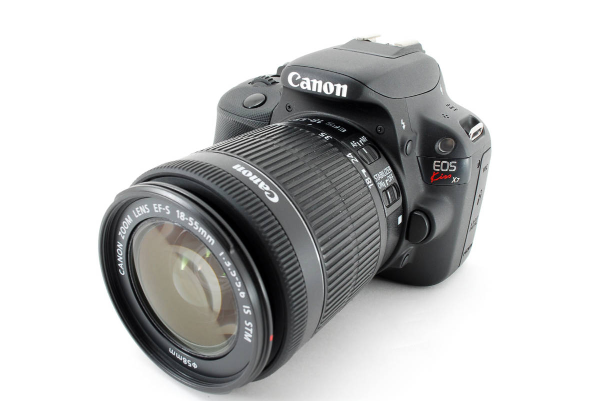 ☆売り切り☆CANON キヤノン EOS Kiss X7 + EF-S 18-55/3.5-5.6 IS STM