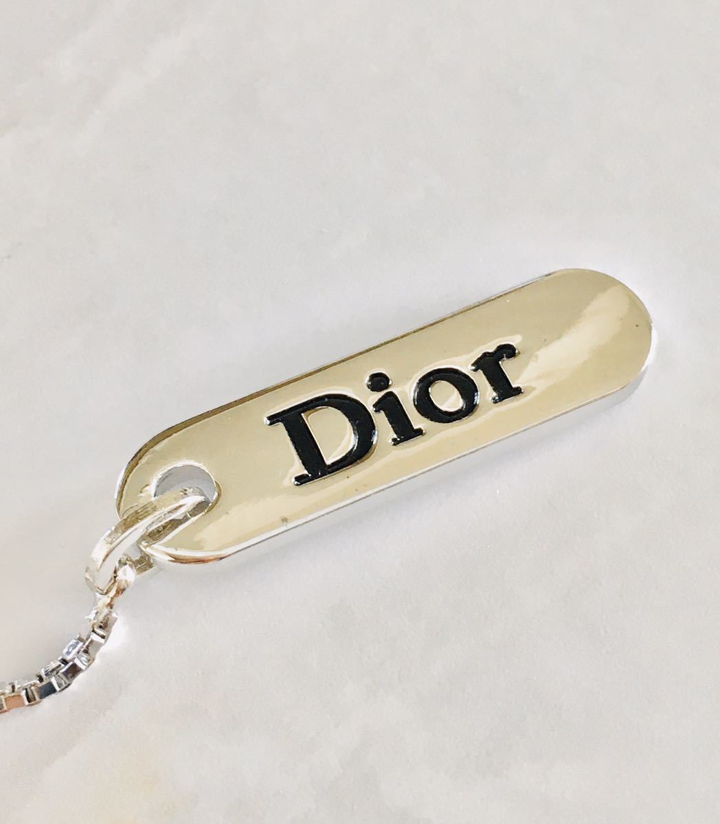 極美品 Christian Dior クリスチャン・ディオール ロゴプレート