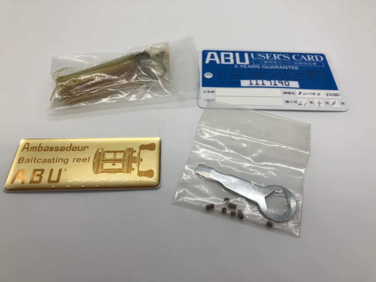 アブ アンバサダー2500C 空箱 付属品 オールド ビンテージ ABU アブ アンバサダー2500C 空箱 付属品 オールド ビンテージ ABU