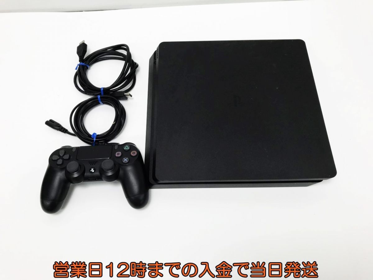 1円 PS4 ジェット ブラック 500GB CUH-2200AB01 ゲーム機本体 初期化 