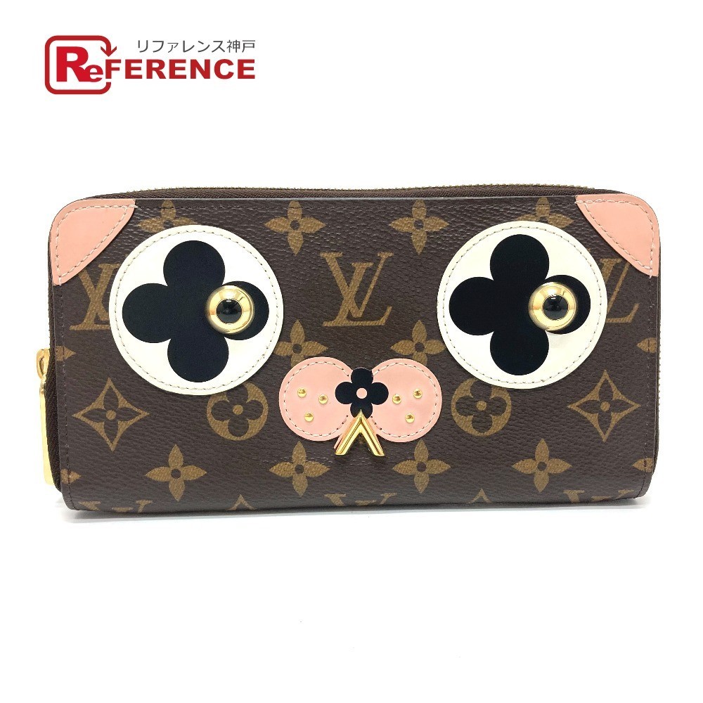 LOUIS VUITTON ルイヴィトン モノグラム ジッピー ドッグモチーフ 長