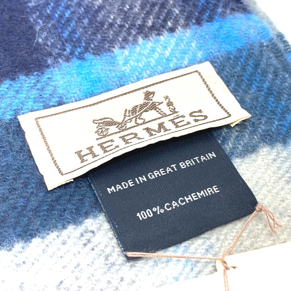 未使用 HERMES エルメス タータンチェック 馬具柄 ファッション小物