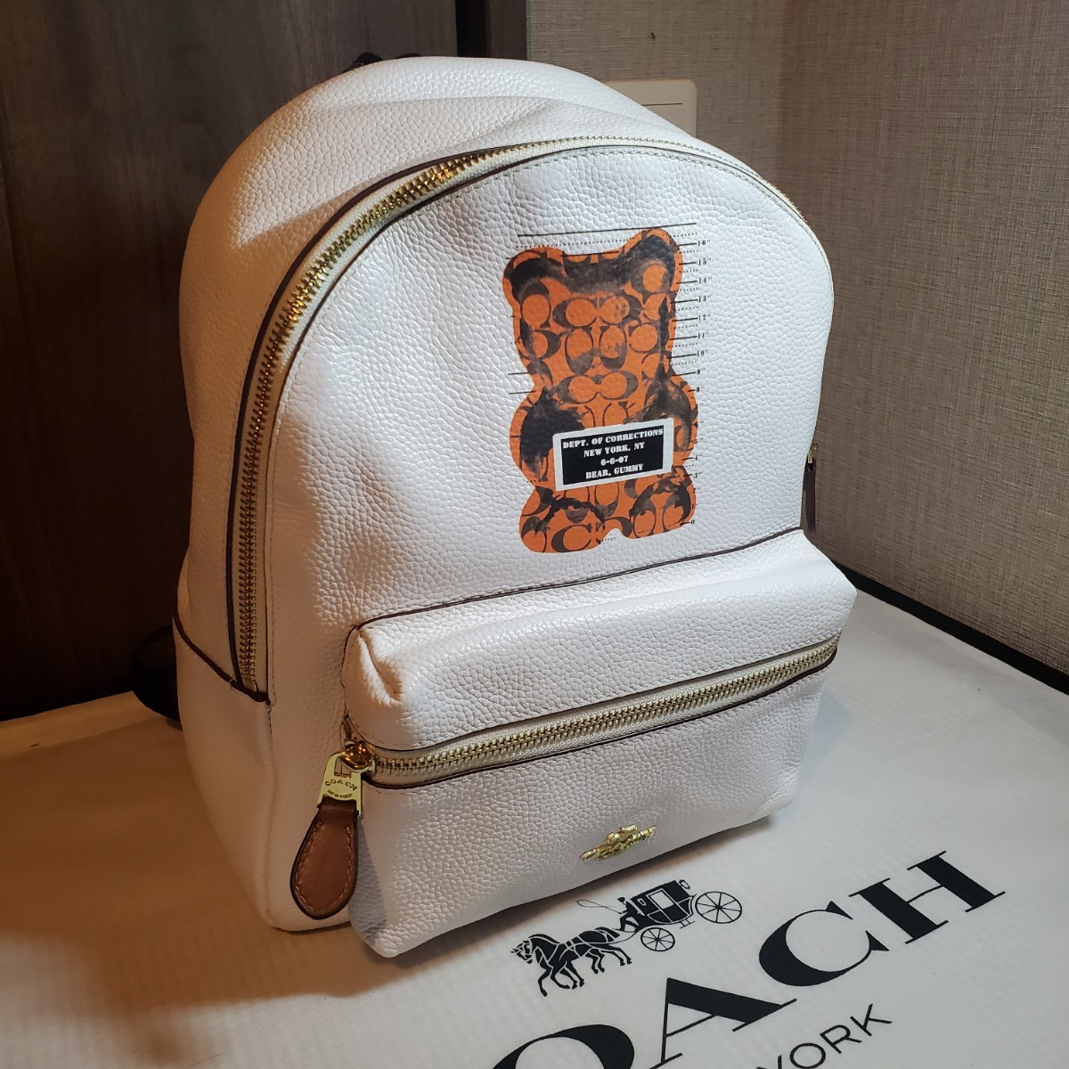 COACH コーチ ガミベア白 リュック バックパック(¥14,800) dofeli.com