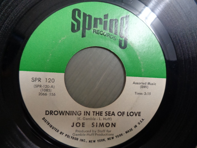 JOE SIMON/DROWNING IN THE SEA OF LOVE★シングル_画像1