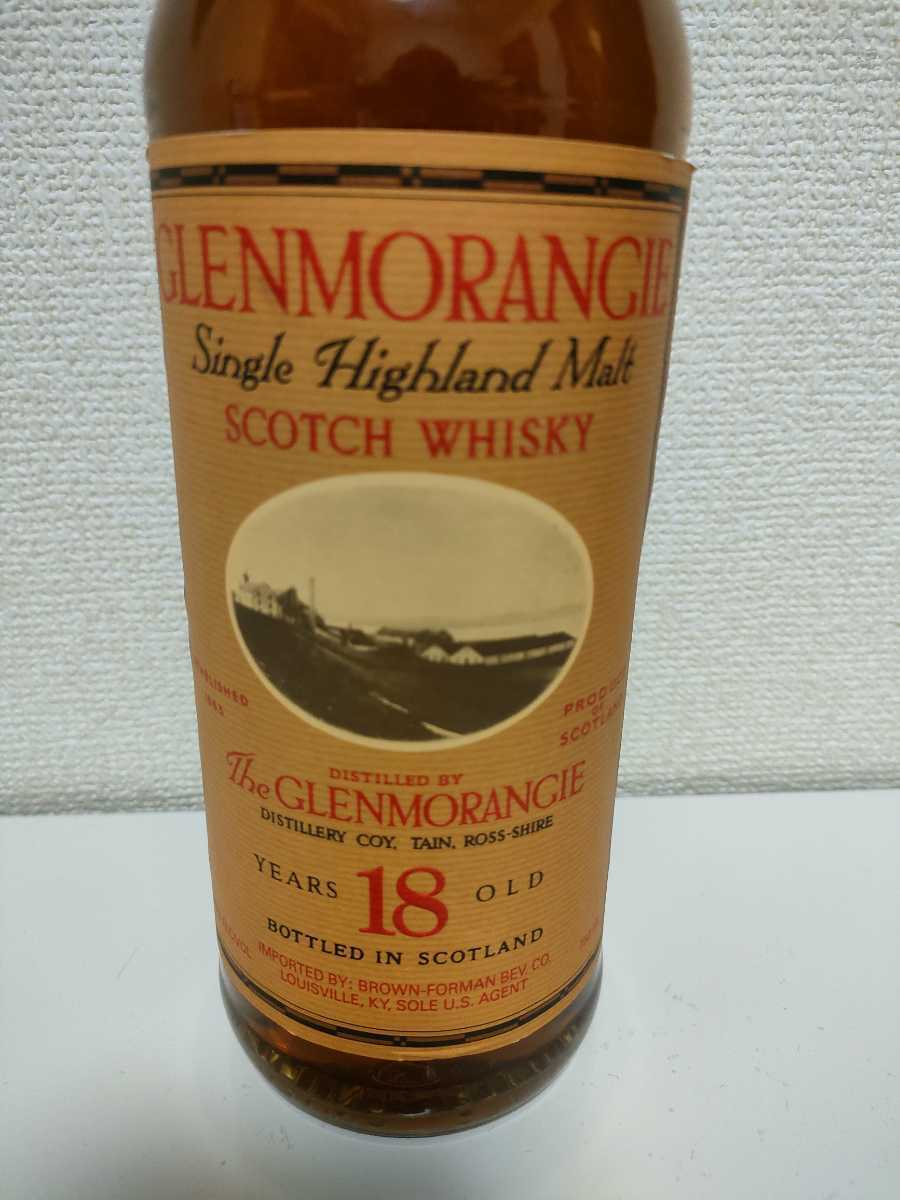 グレンモーレンジ 18年 80-90年代流通 オールドボトル 古酒 グレンモーレンジ 18年 80-90年代流通 オールドボトル 古酒