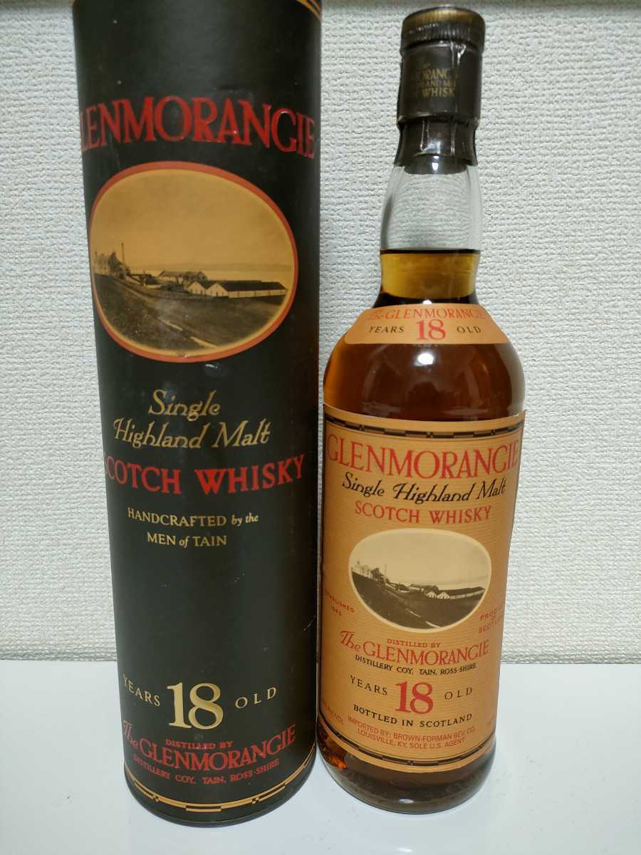 グレンモーレンジ 18年 80-90年代流通 オールドボトル 古酒 Glenmorangie