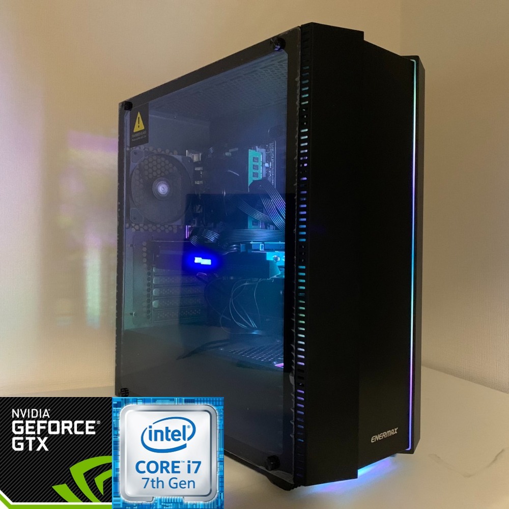高速ゲーミングPC Core i7 i7-7700以上 GTX1060 6GB 豪華 最短出荷 ゲーミングPC i7-7700/GTX1060搭載 デスクトップ型PC
