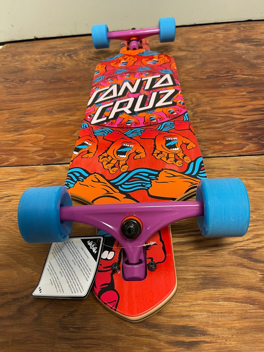 スケートボード　SANTA CRUZ LONGBOARD ダウンヒル　クルーザー新品未使用、送料込み！