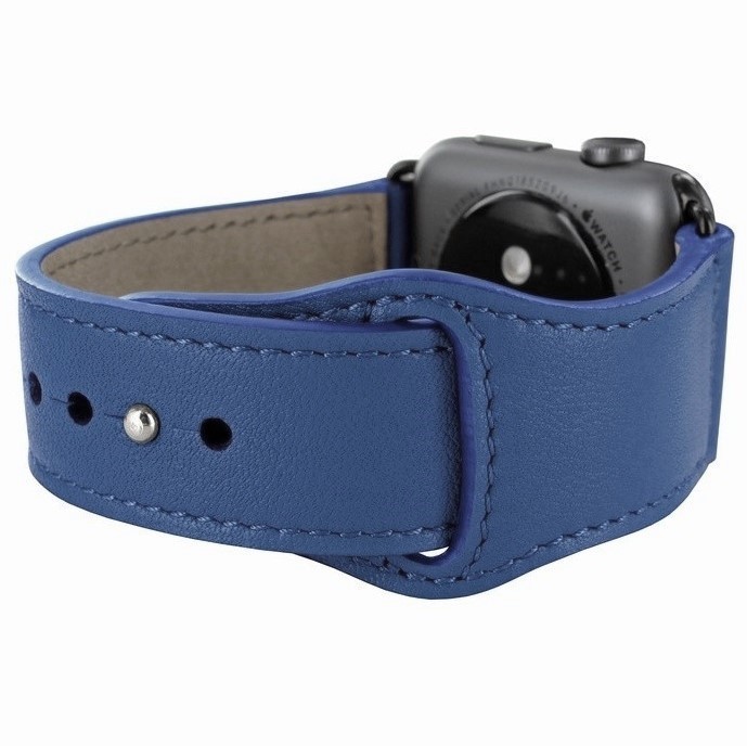 Piel Frama Apple Watch band high class original leather 38mm/40mm/41mm belt exchange strap interchangeable Apple watch dark blue 