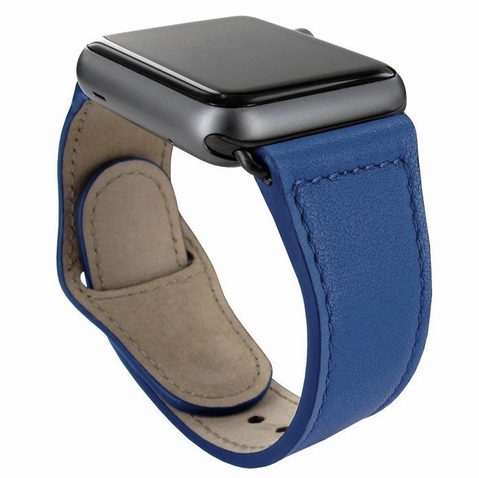 Piel Frama Apple Watch band high class original leather 38mm/40mm/41mm belt exchange strap interchangeable Apple watch dark blue 