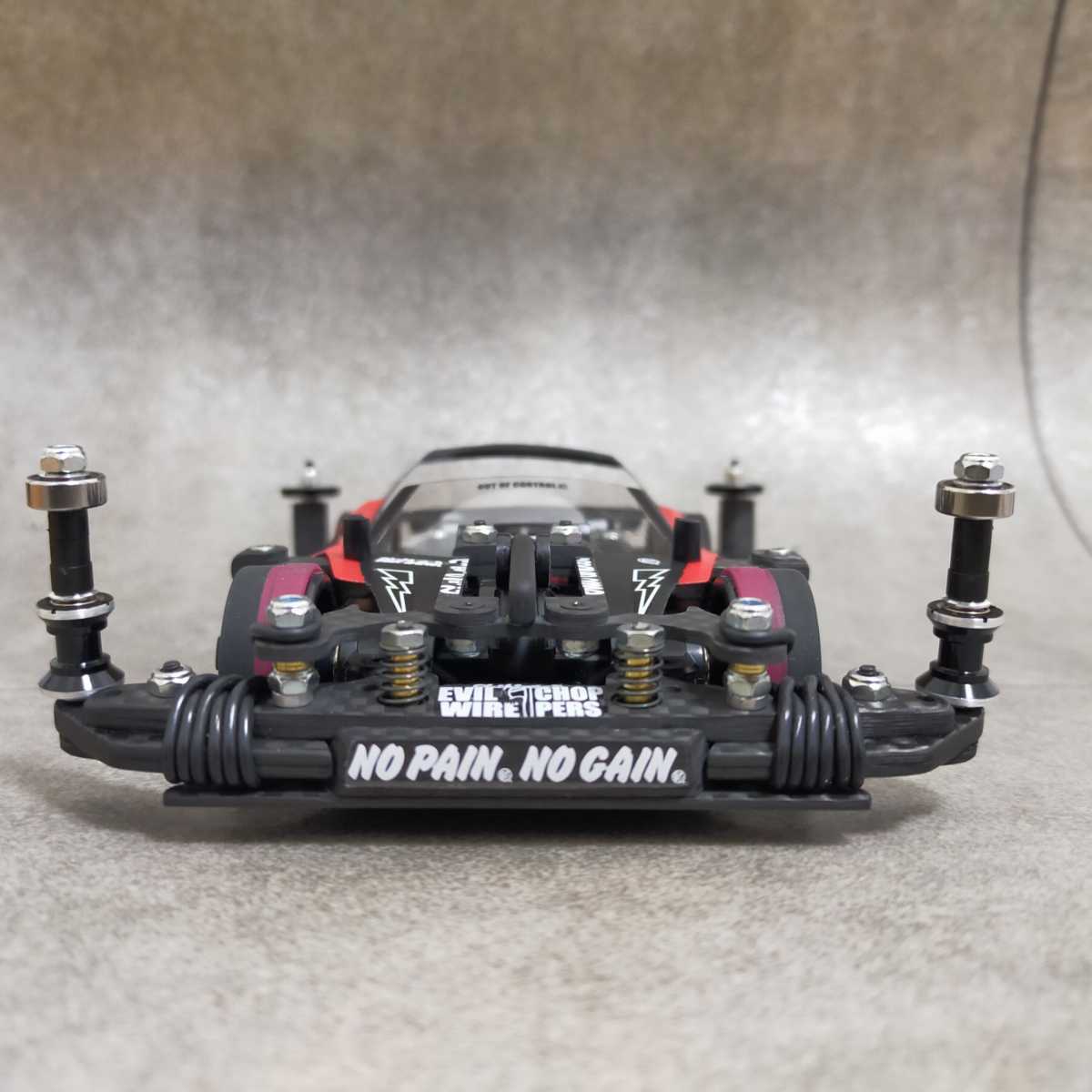 ミニ四駆 TRFワークスjr. 完成品 MSフレキ フルカスタム ミニ四駆 TRFワークスjr. 完成品 MSフレキ フルカスタム