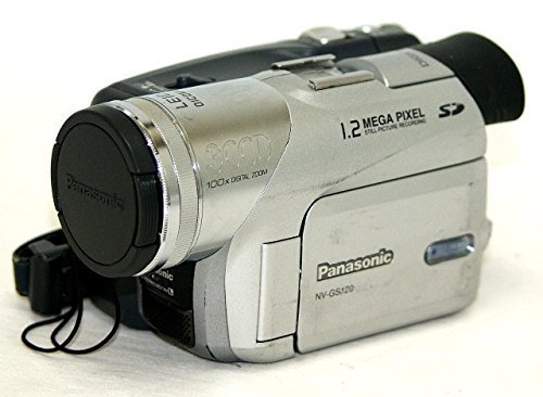 大特価 Panasonic シルバー　デジタルビデオカメラ　ミニDVカセット　カラーナイトビュー搭載(中古品) パナソニック　NV-GS120-S その他