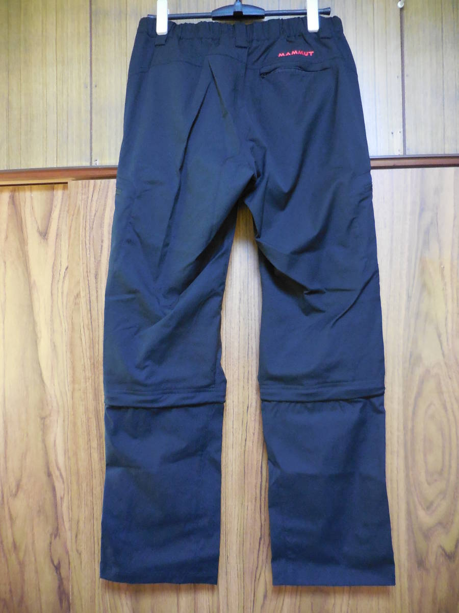 MAMMUT マムート BOMBOO Light 3/4 2in1 Pants Men 黒 L W79-85(男性用