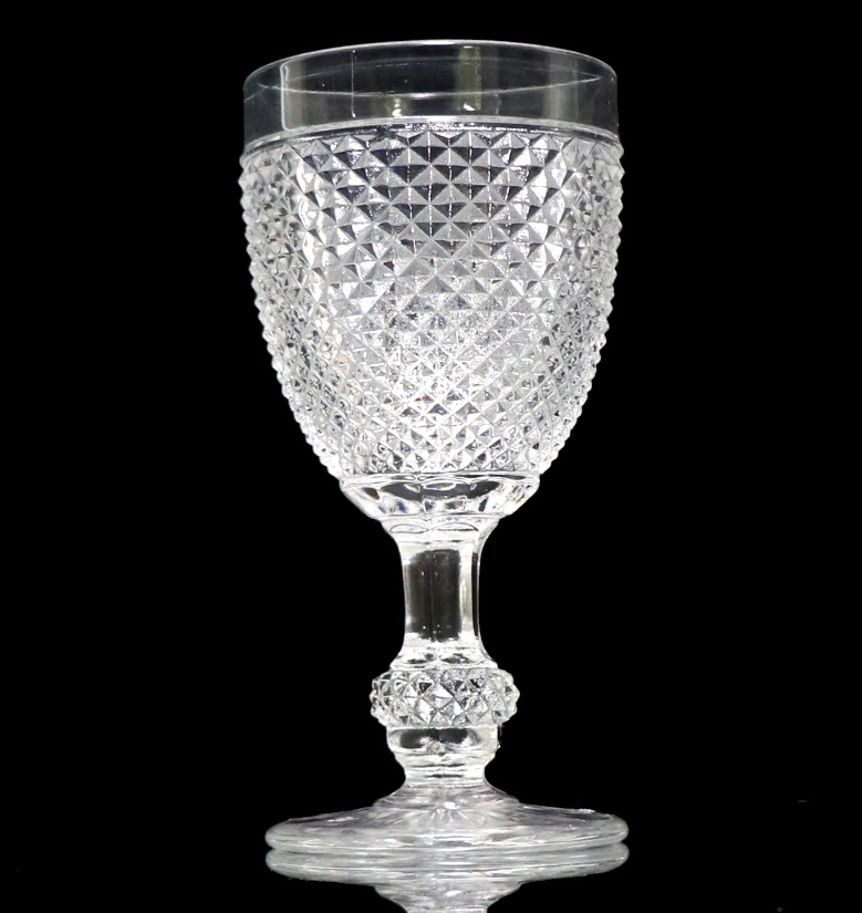 オールド・バカラ (BACCARAT) 名品 ディアマン・ビゾー ワイングラス 1890年 ダイヤモンド カップ アンティーク 切子 ギヤマン 義山 レア_画像9