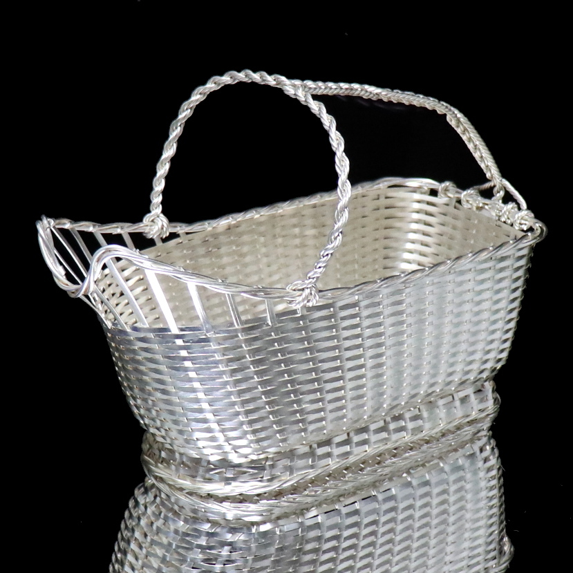 クリストフル (Christofle) 美品 レア ワインボトルバスケット ガリア