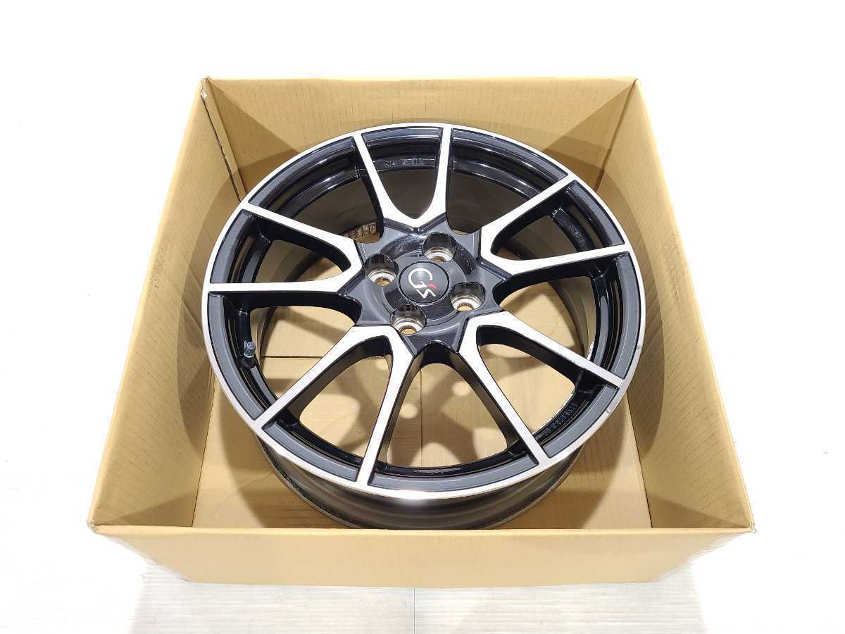 美品】 トヨタ アクア G's 純正 17インチ 6.5J 4穴 PCD100 オフセット+