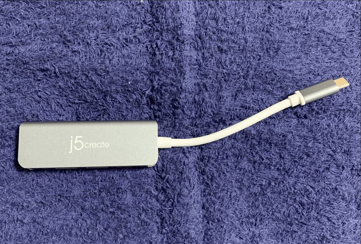超便利 新品同様 j5 create ジェイファイブクリエイト JCD371 USB-C to HDMI & USB 3.0 2ポート with Power Delivery Surface_発送するものです