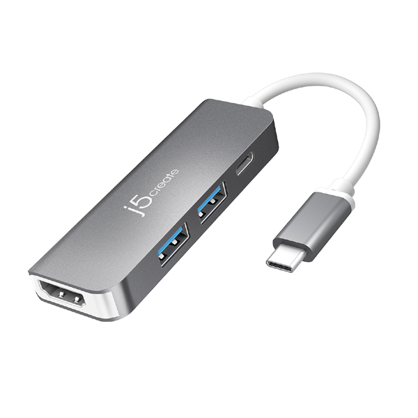 超便利 新品同様 j5 create ジェイファイブクリエイト JCD371 USB-C to HDMI & USB 3.0 2ポート with Power Delivery Surface_画像1