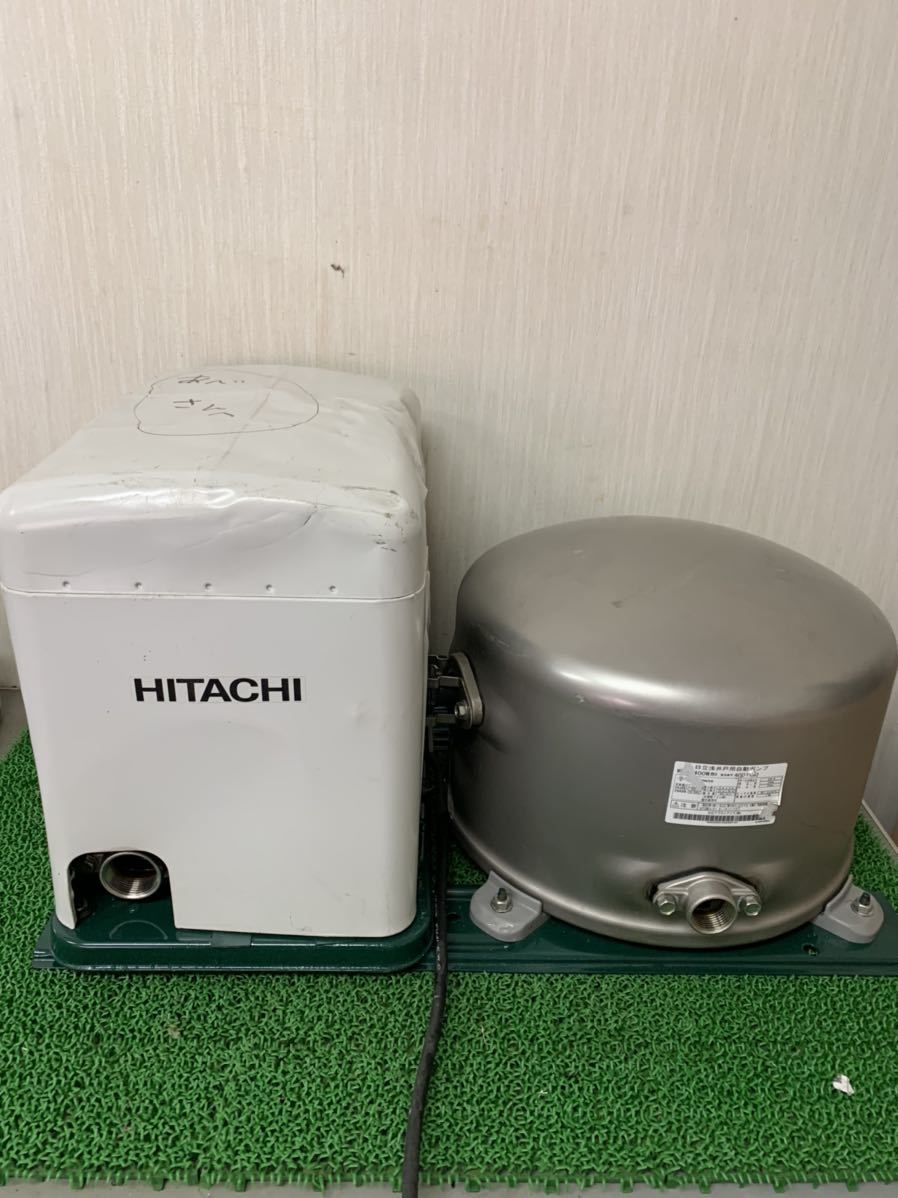 住まい■浅井戸用自動ポンプ HITACHI WT-P400W形、通電と回転OK★自動停止OK、音静かです。100V、50/60Hz。