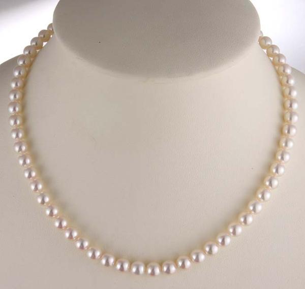 *7.5~8.0mm. Akoya pearl. 43cm necklace *28.8g/IP-4224