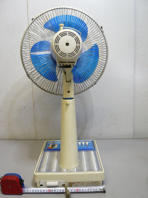 ☆昭和レトロ NEC NF-300JP 扇風機 青羽根 3枚羽根 ビンテージ!160
