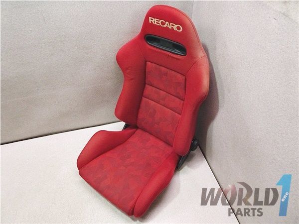 RECARO レカロ SR4 SR-4 セミバケ リクライニングOK 両ダイヤル 内装品 赤 ドリ車 峠 セミバケットシート S13 S14 S15  JZX100 R32 EG6