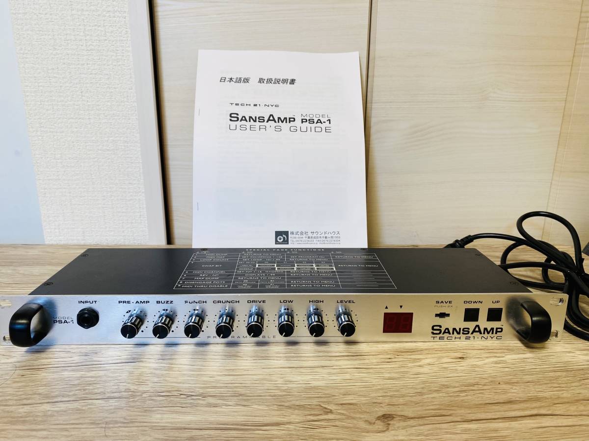 美品 TECH 21 SANSAMP PSA-1 サンズアンプ Fender Marshall Mesa