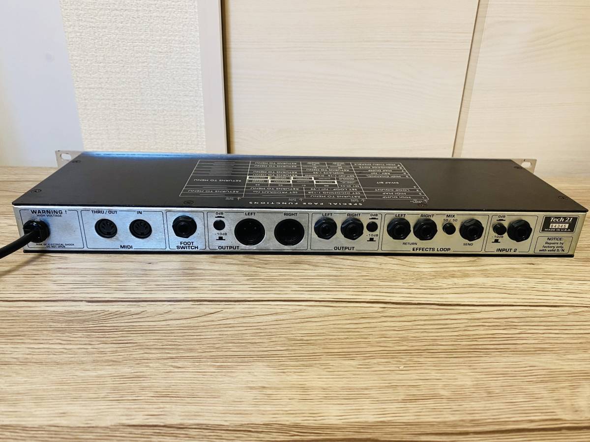 美品 TECH 21 SANSAMP PSA-1 サンズアンプ Fender Marshall Mesa