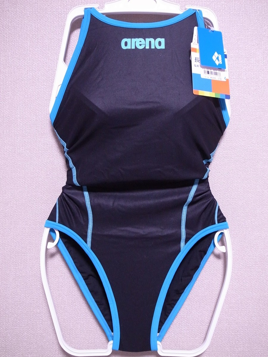 PayPayフリマ｜女性用 アリーナ 競泳水着 FSA-3601W 練習用 タフスーツ Lサイズ SUPER X BACK ブルー