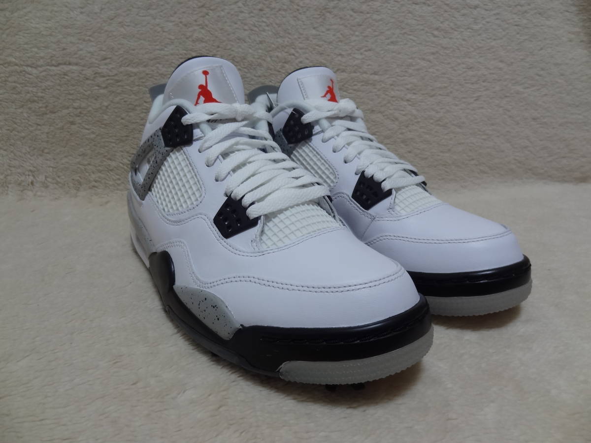ヤフオク! - 国内正規 NIKE AIR JORDAN 4 GOLF WHITE CEMENT
