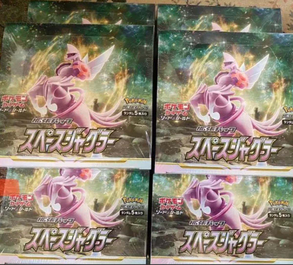 シュリンク付き】ポケモンカードゲーム スペースジャグラー 6box www