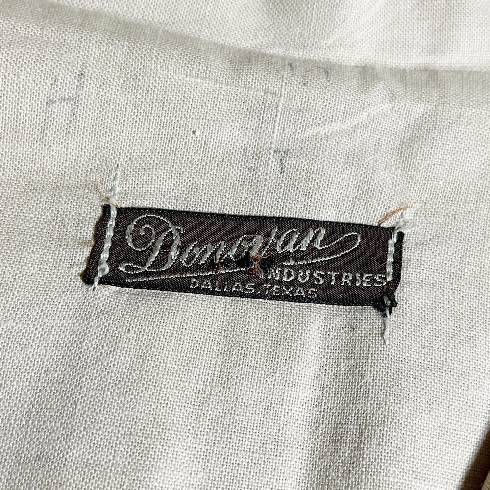 超希少! 20's 30's U.S. コットン ダスター コート USA アメリカ製 DUSTER COAT DONOVAN ドノバン VINTAGE ヴィンテージ LINEN リネン レア_画像5